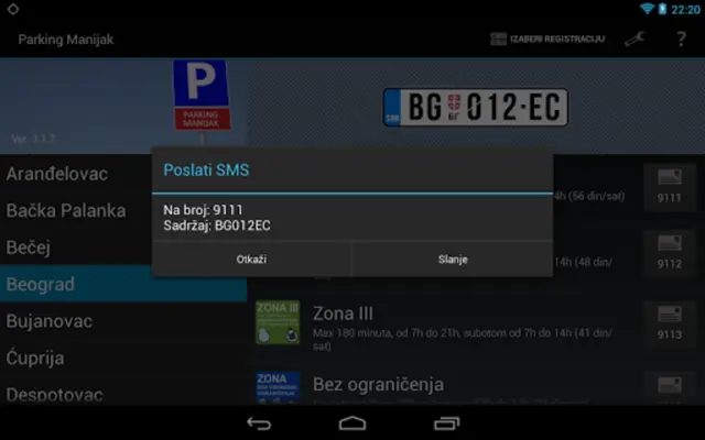 Parking Manijak android App screenshot 2